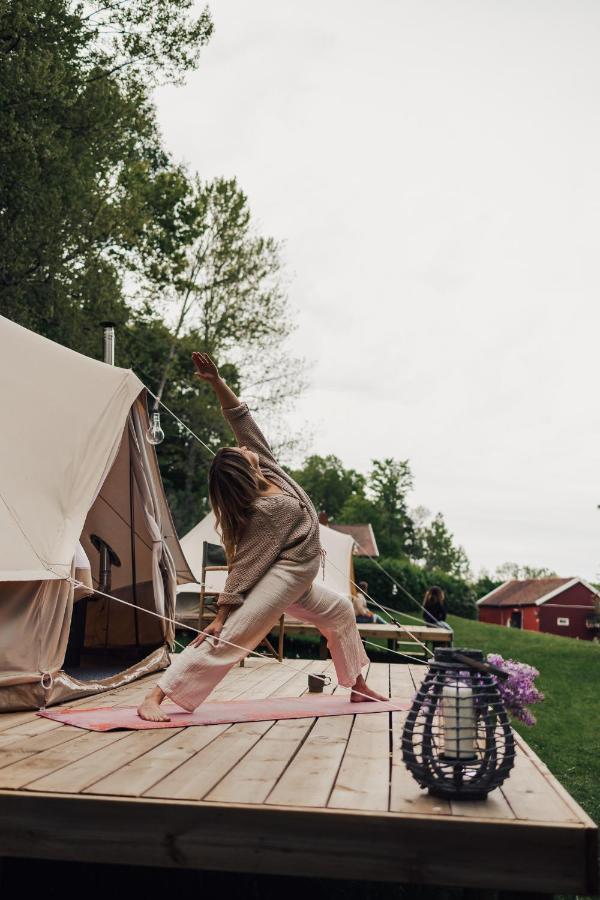 Falkeroed - Lyxig Glamping I Naturreservat Ink Frukost Греббестад Экстерьер фото