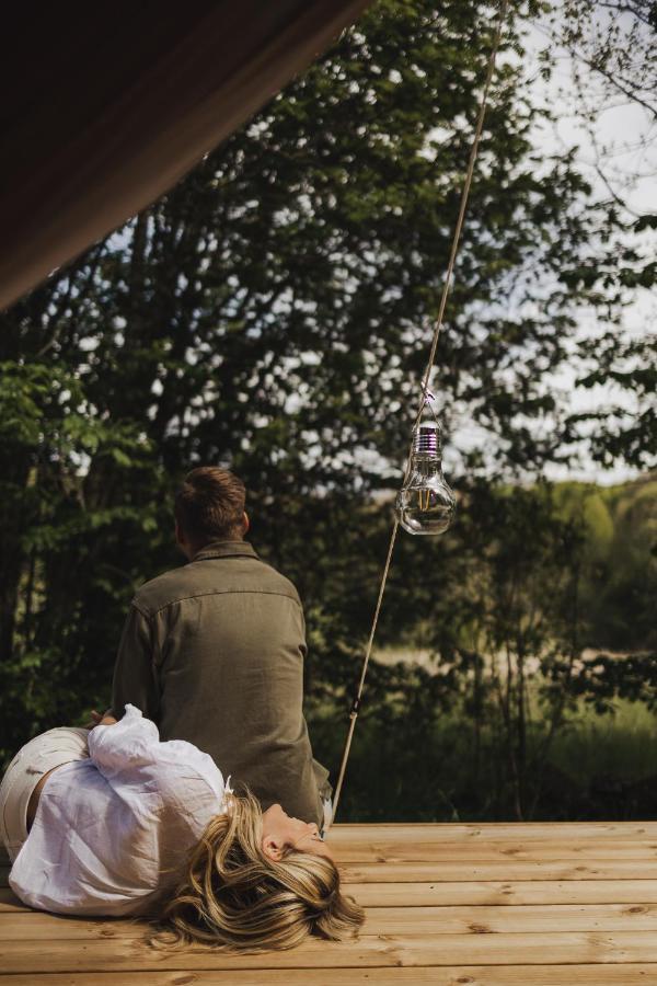 Falkeroed - Lyxig Glamping I Naturreservat Ink Frukost Греббестад Экстерьер фото