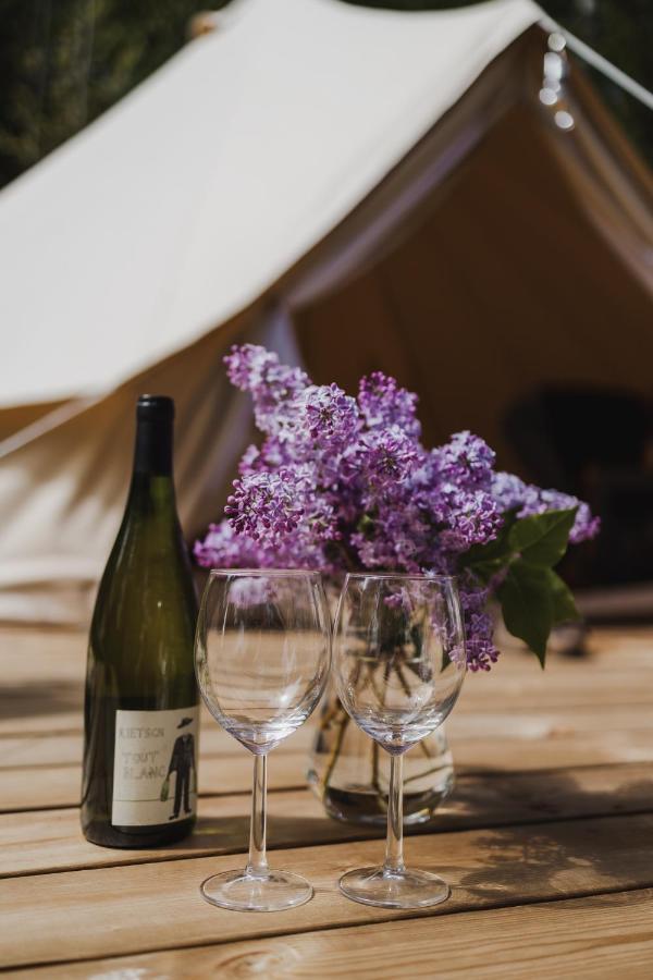 Falkeroed - Lyxig Glamping I Naturreservat Ink Frukost Греббестад Экстерьер фото