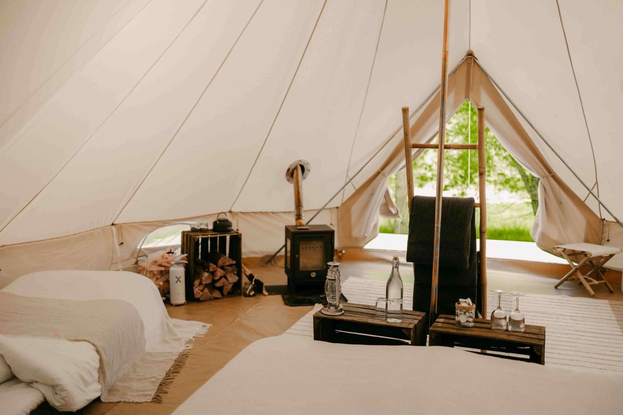 Falkeroed - Lyxig Glamping I Naturreservat Ink Frukost Греббестад Экстерьер фото