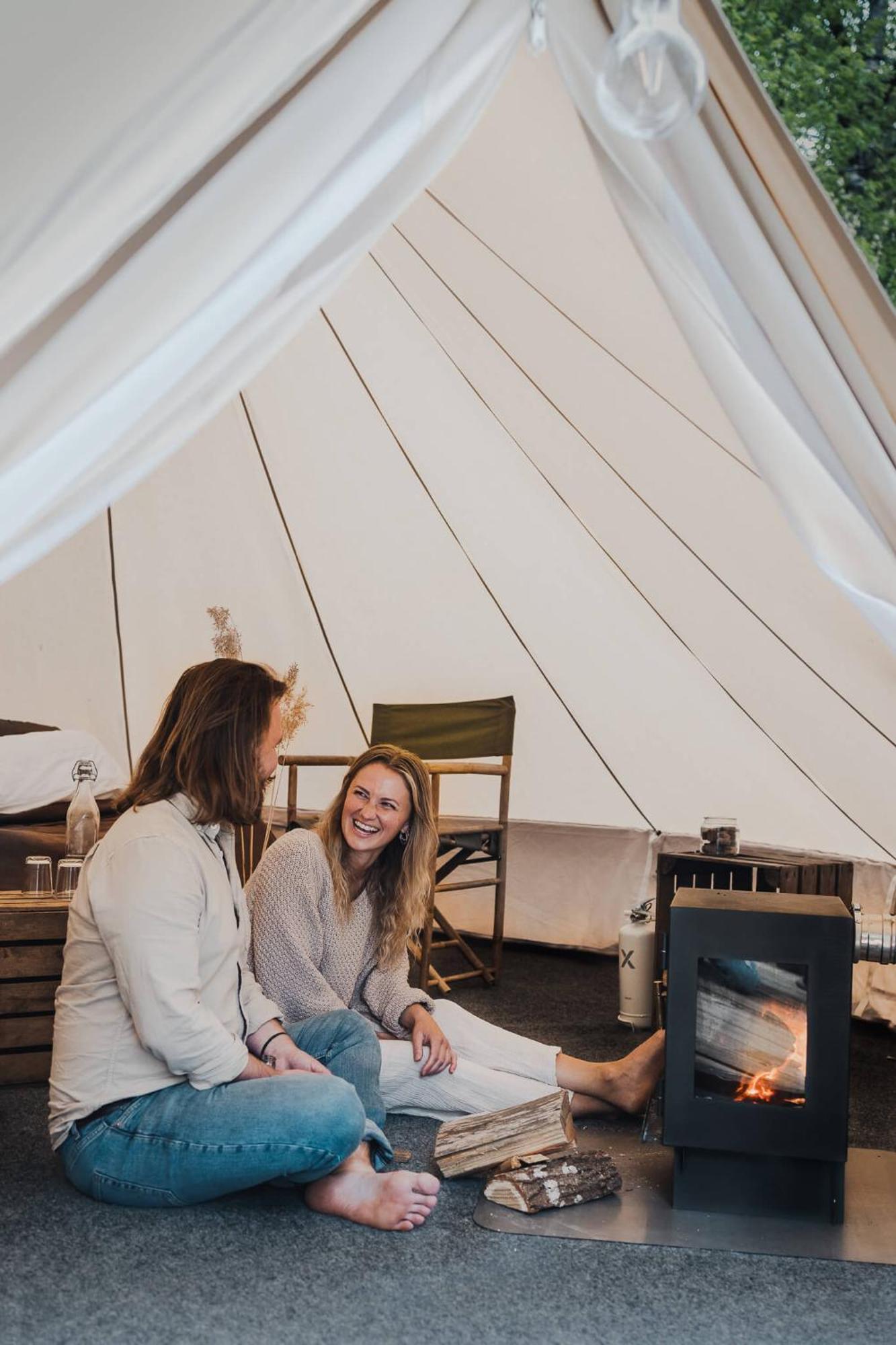 Falkeroed - Lyxig Glamping I Naturreservat Ink Frukost Греббестад Экстерьер фото