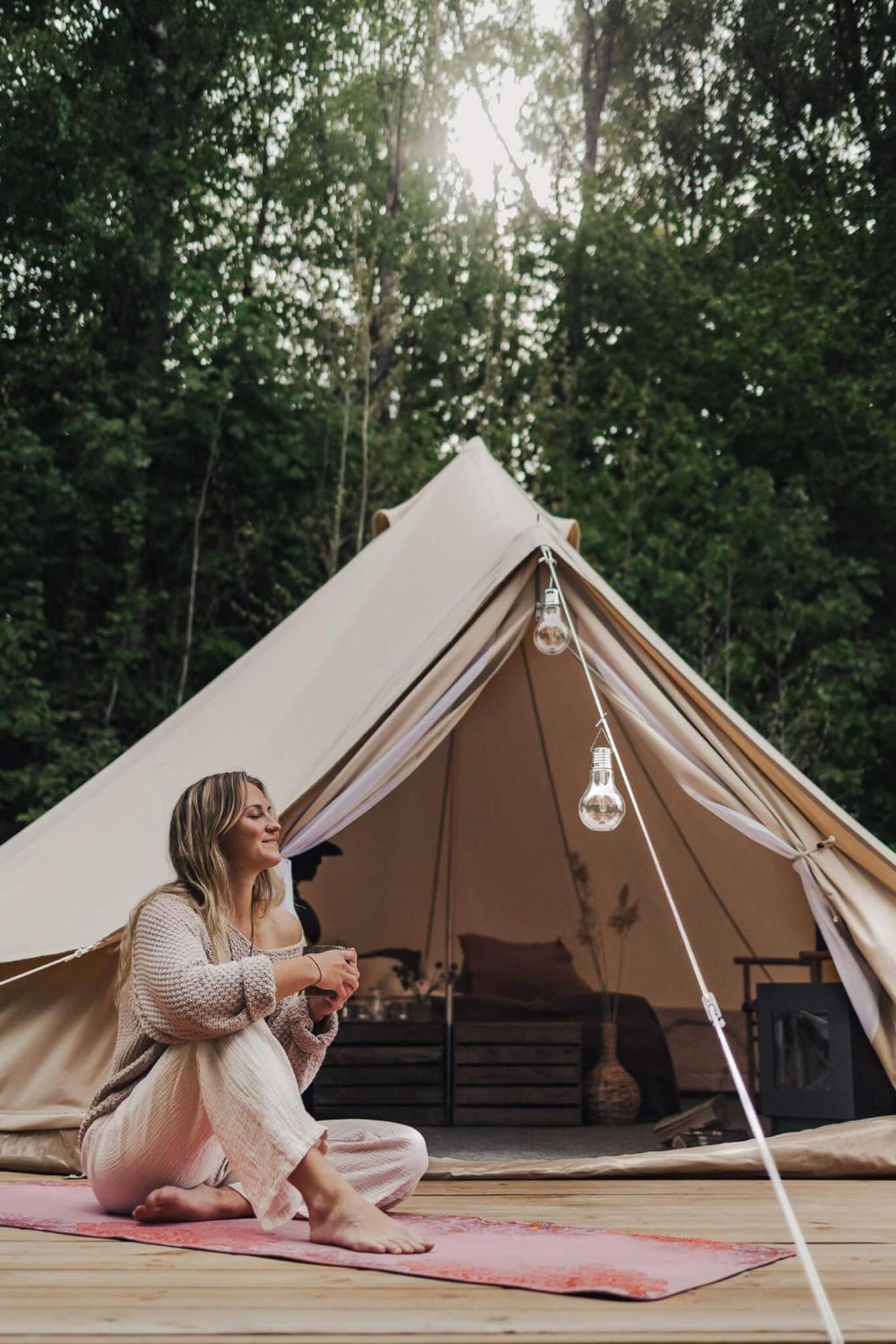 Falkeroed - Lyxig Glamping I Naturreservat Ink Frukost Греббестад Экстерьер фото