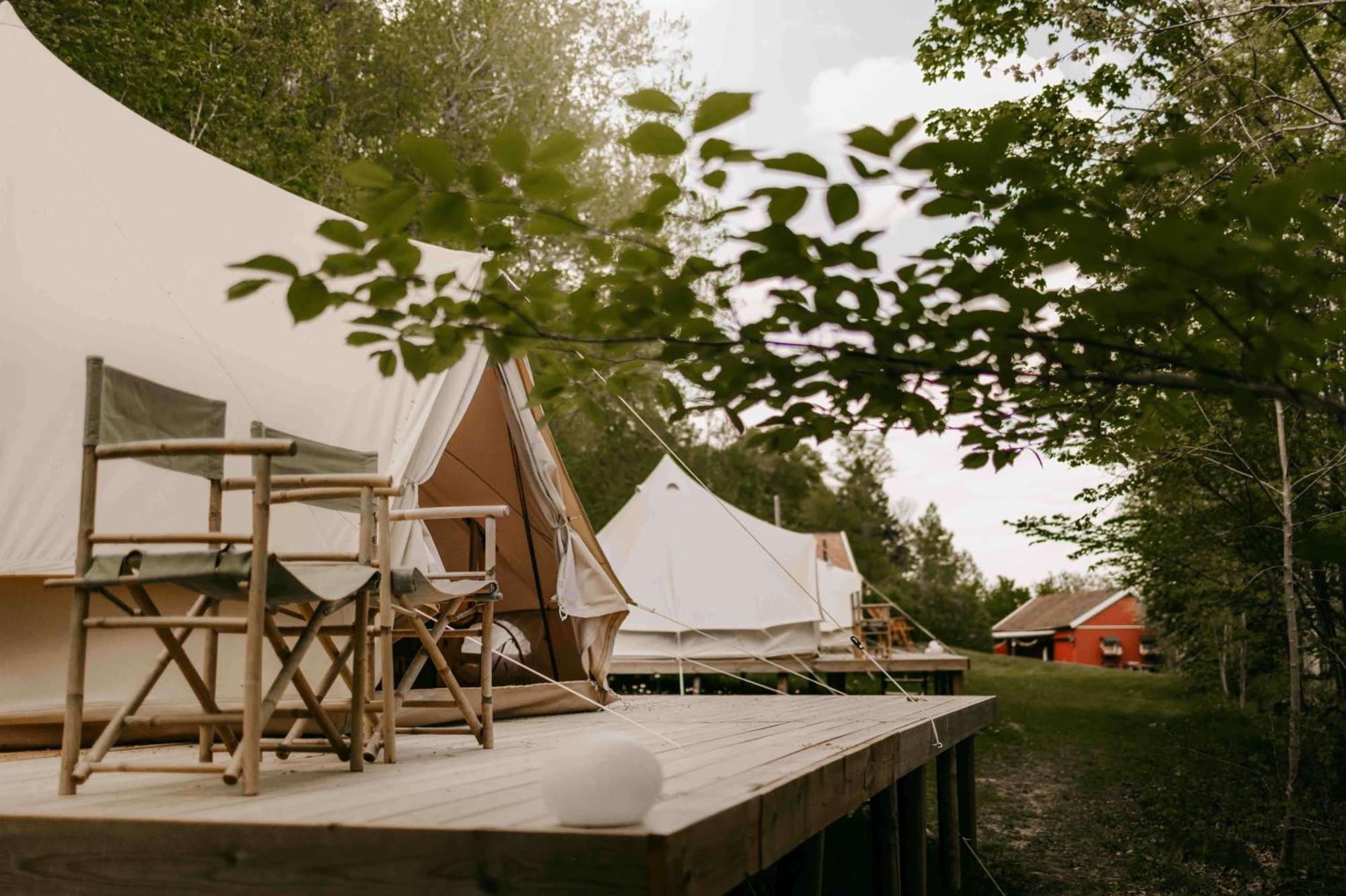 Falkeroed - Lyxig Glamping I Naturreservat Ink Frukost Греббестад Экстерьер фото