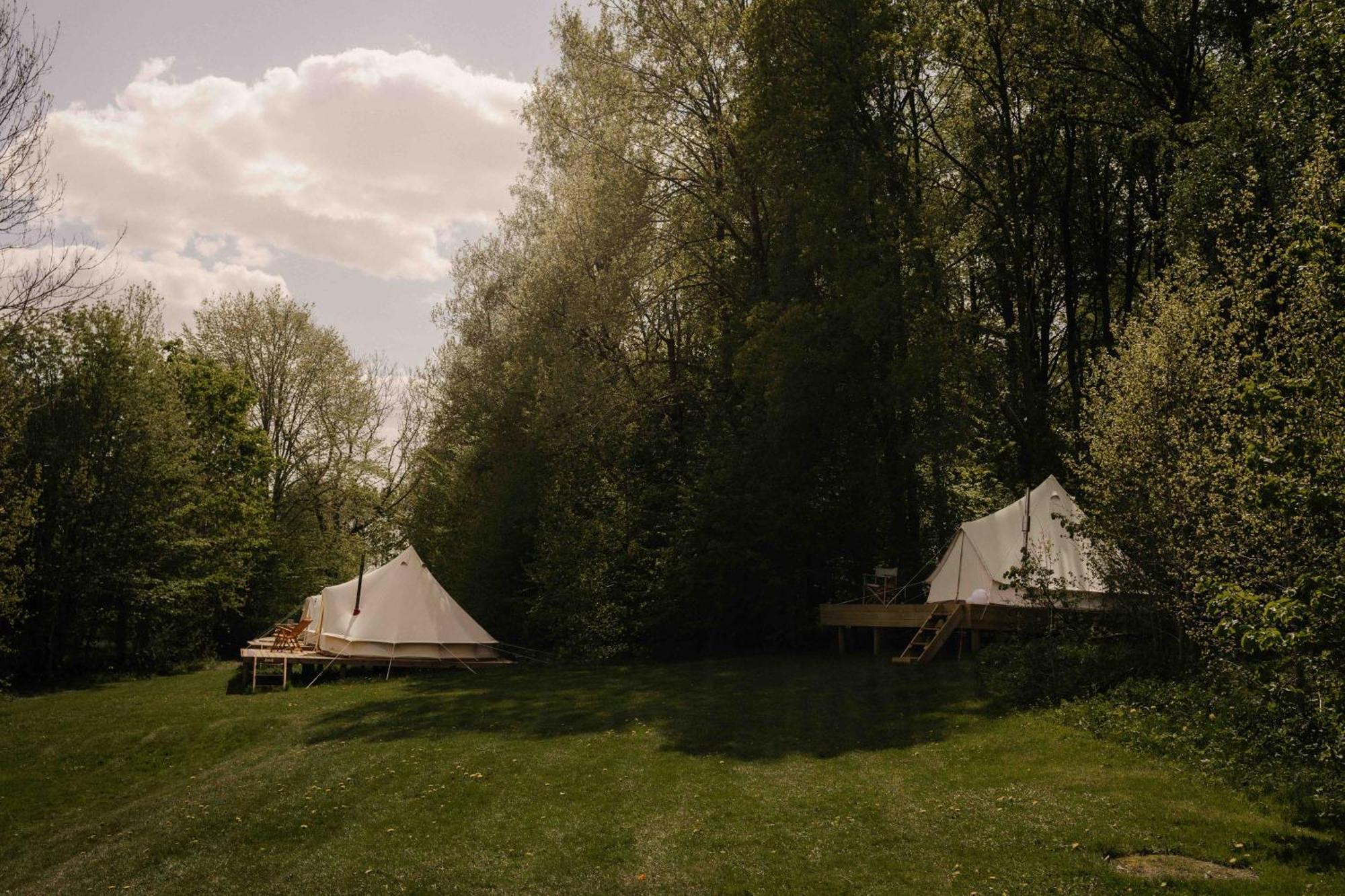 Falkeroed - Lyxig Glamping I Naturreservat Ink Frukost Греббестад Экстерьер фото