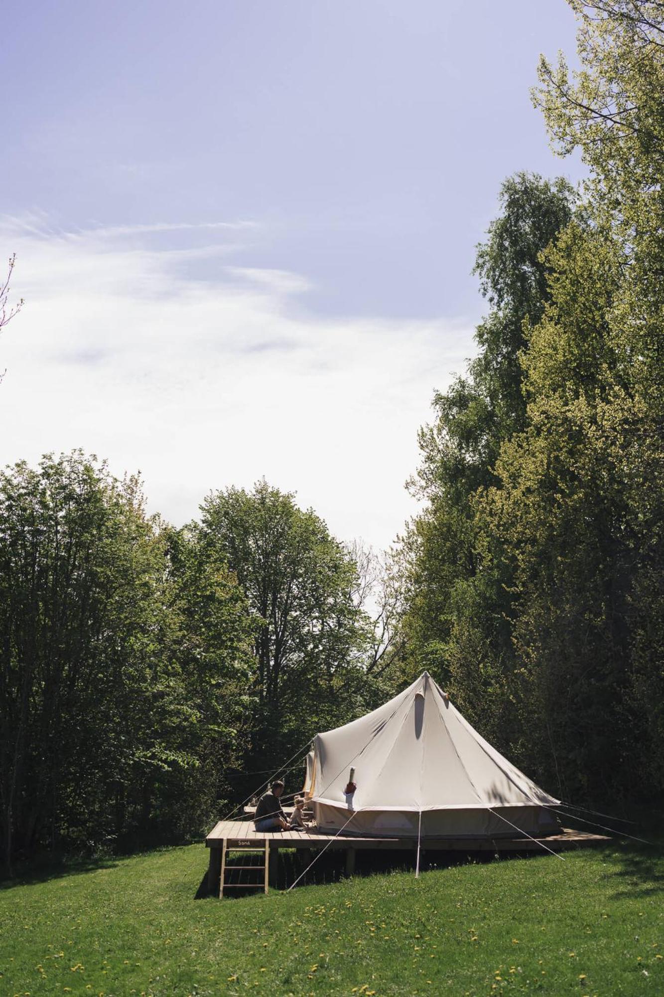 Falkeroed - Lyxig Glamping I Naturreservat Ink Frukost Греббестад Экстерьер фото