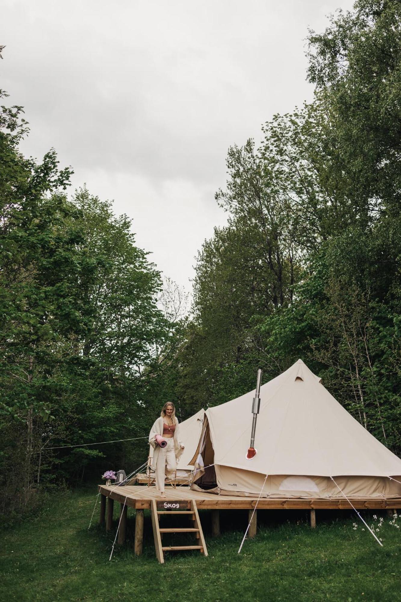 Falkeroed - Lyxig Glamping I Naturreservat Ink Frukost Греббестад Экстерьер фото